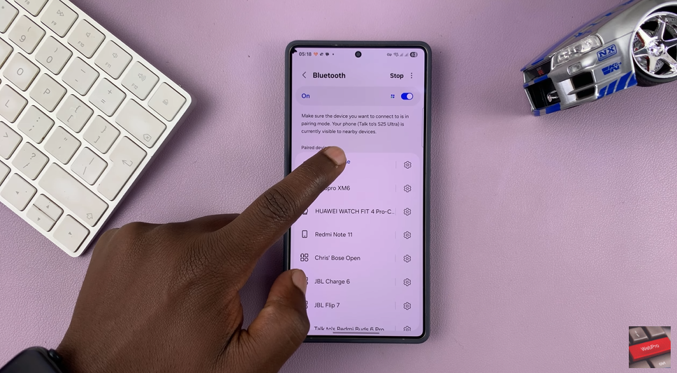 How To Disconnect Bluetooth Devices Without Unpairing From Samsung Galaxy