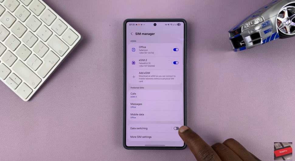 How To Enable Data Switching On Samsung Galaxy.