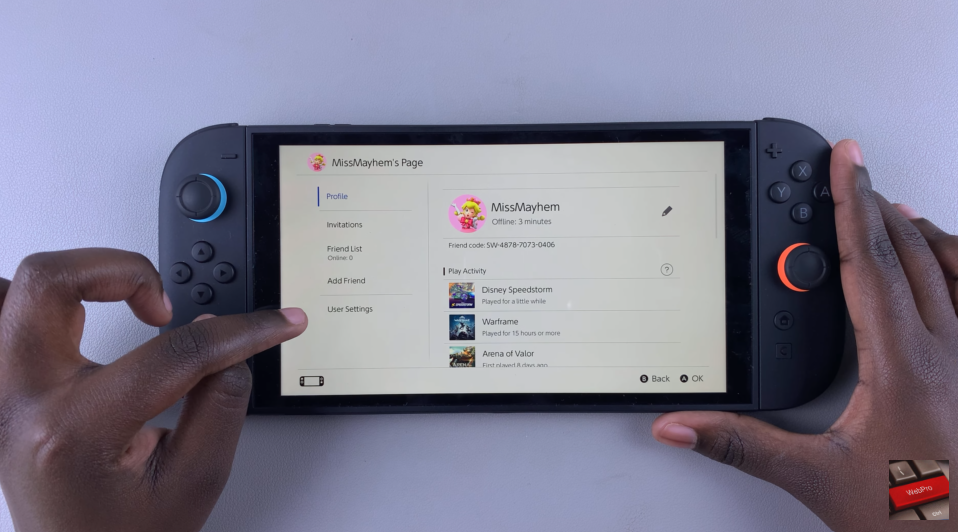 Hide Online Status On Nintendo Switch 2