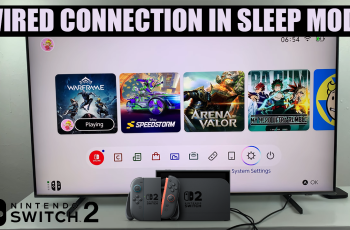How To Maintain Wired Connection In Sleep Mode On Nintendo Switch 2 How To Maintain Wired Connection In Sleep Mode On Nintendo Switch 2